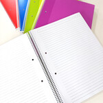 Cuaderno A4 Husares Trendy Colors Con Espiral X80H Rayado